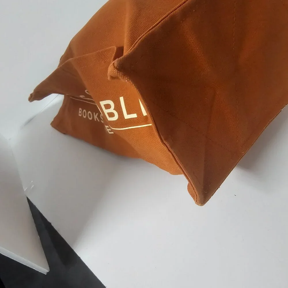 Barnes & Noble Tote Bag Rust Canvas Academia Books School